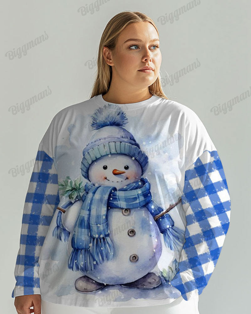 Big & Tall Plaid Graphic T-Shirt for big men