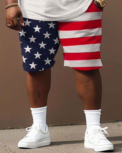 Big & Tall Graphic Two-piece Set for big men view 4