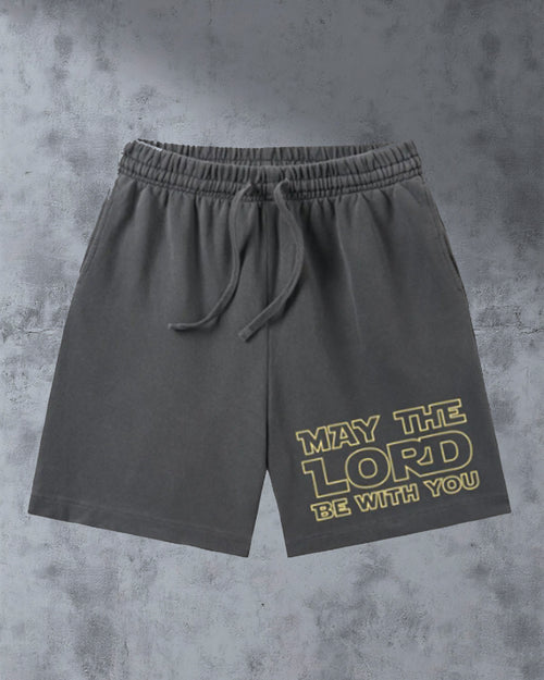 Big & Tall Gradient Graphic Streetwear Shorts for big men view 2