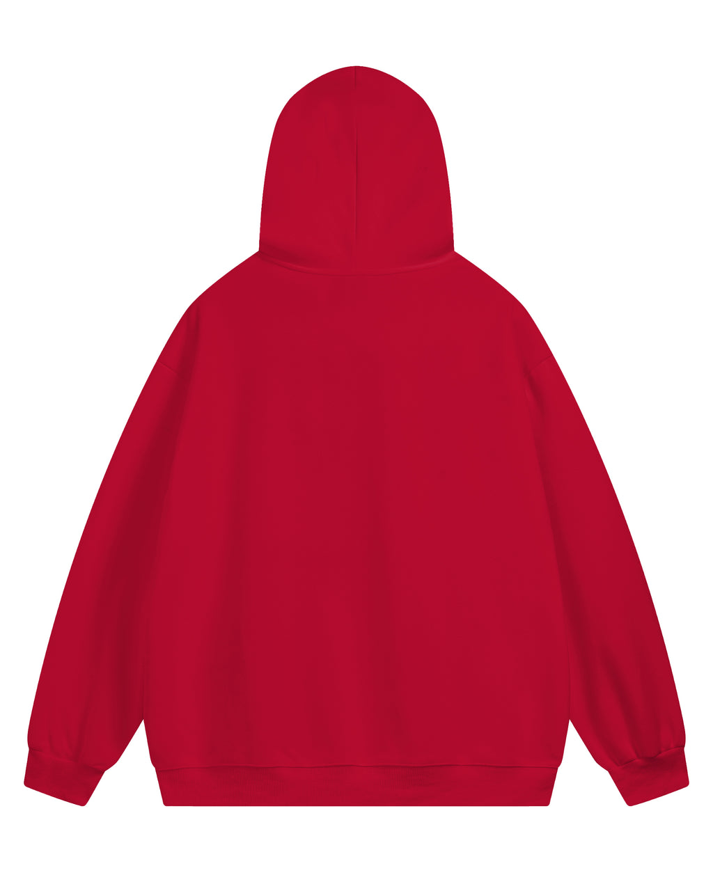 Big & Tall Red Skull Hoodie for big men view 5