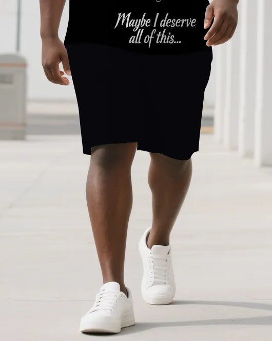 Big & Tall Skull Two-piece Set for big men view 3