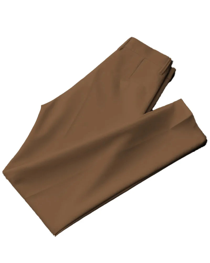 Big & Tall Solid Color Shirt Pants Set for big men view 30