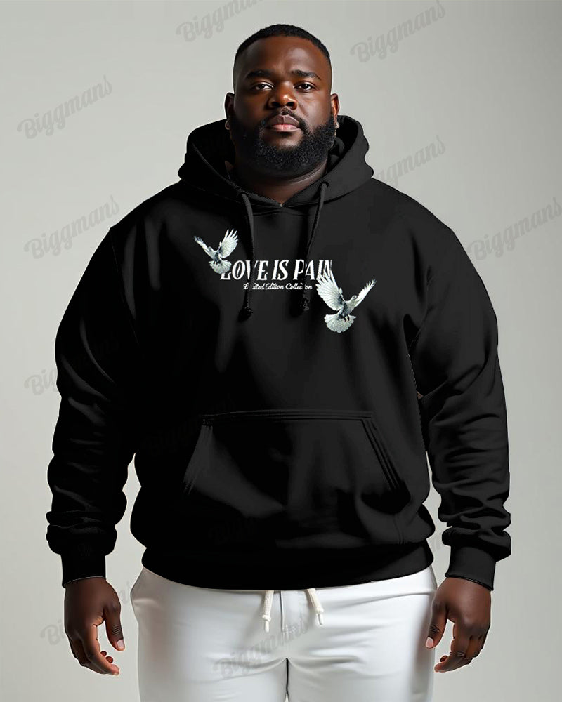 Big & Tall Graphic Skull Hoodie for big men view 2