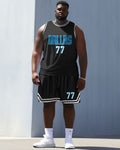 Big & Tall Athletic Tank Top for big men view 2