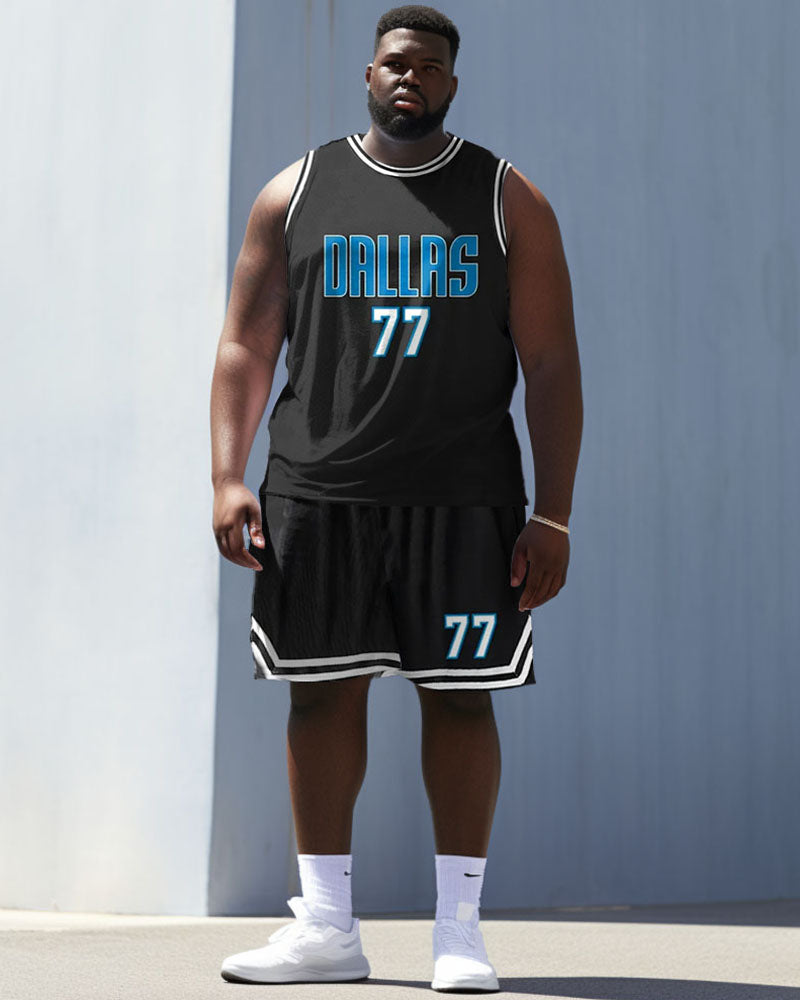Big & Tall Athletic Tank Top for big men view 2