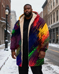 Big & Tall Graphic Graffiti Hoodie for big men view 2