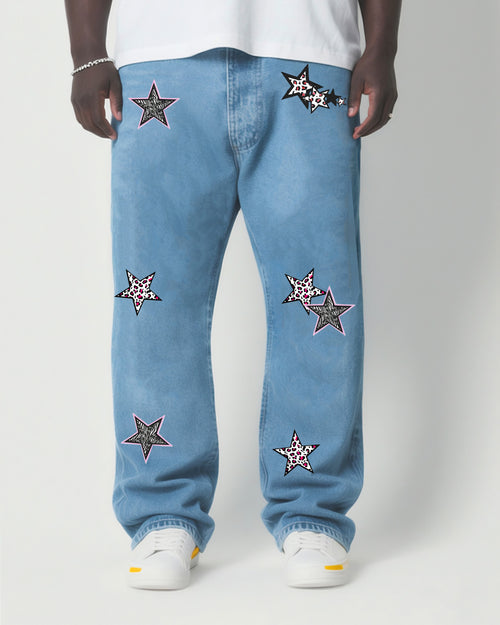 Big & Tall Denim Streetwear Jeans for big men