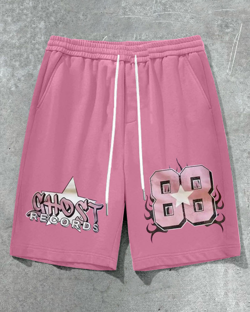 Big & Tall Graffiti Shorts for big men view 1