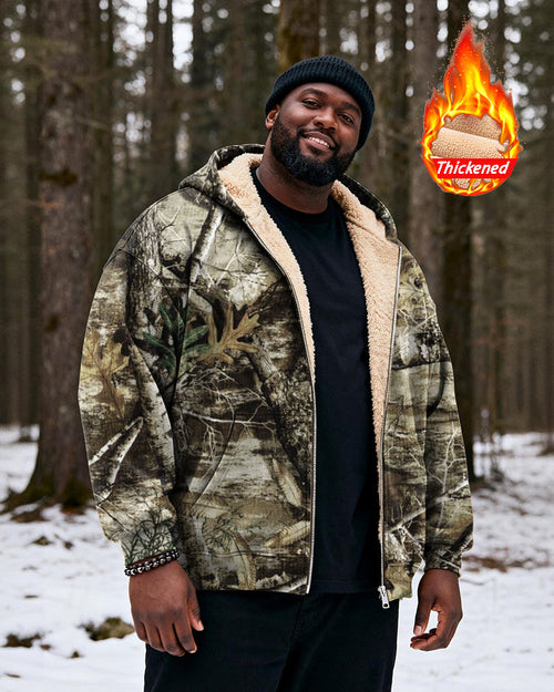 Big & Tall Graphic Camouflage Hoodie for big men view 1