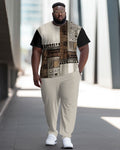 Big & Tall Streetwear Two-piece Set for big men view 1