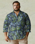 Big & Tall Graphic Long Sleeve Shirt for big men view 1