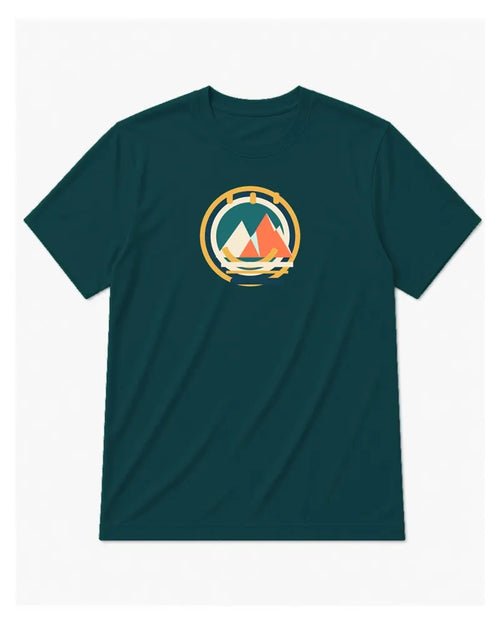 Big & Tall Summit Signal Digital Print T-Shirt and Shorts Set T-Shirt