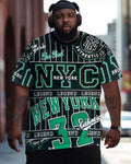 Big & Tall Graphic Graffiti T-Shirt for big men