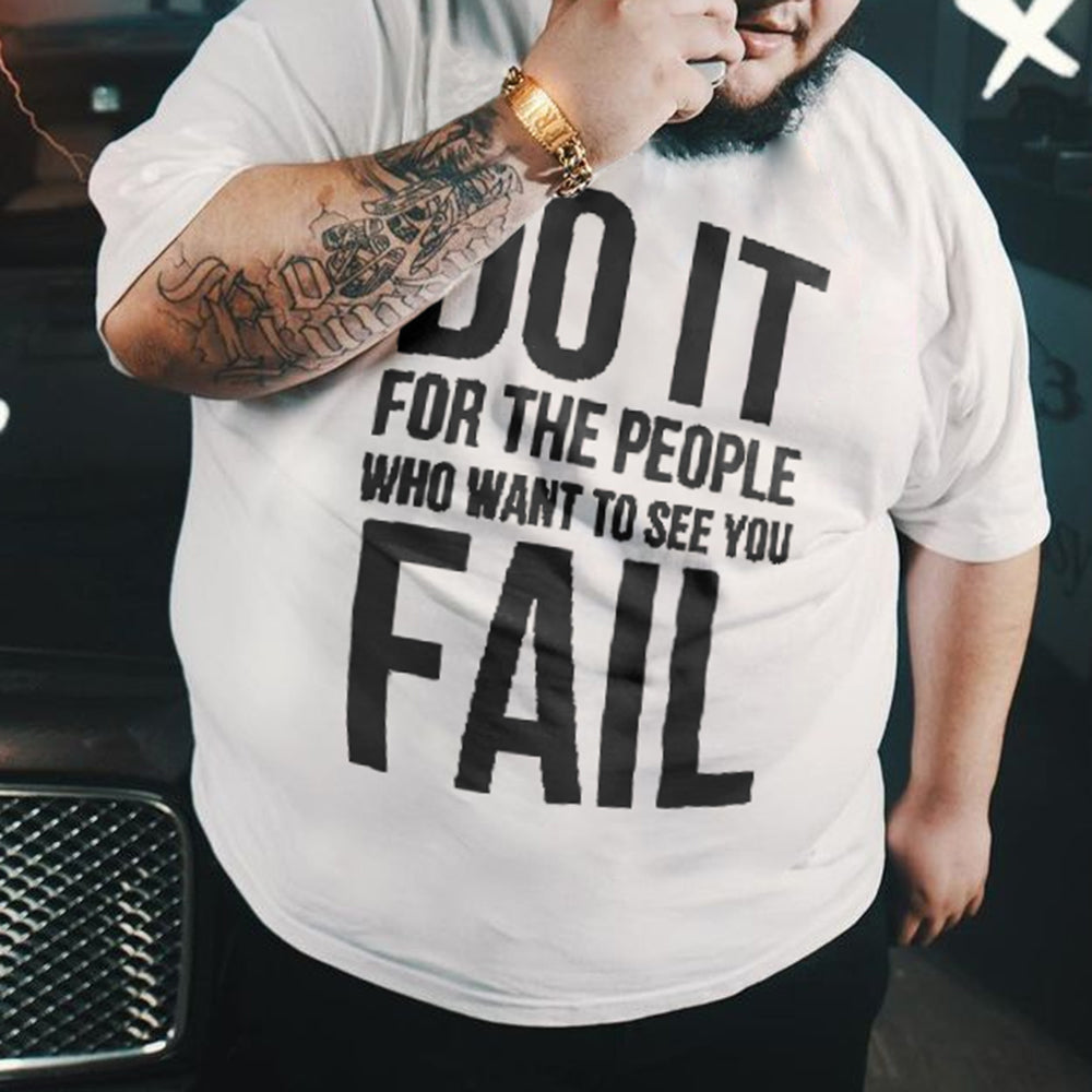 Big & Tall Graphic T-Shirt for big men