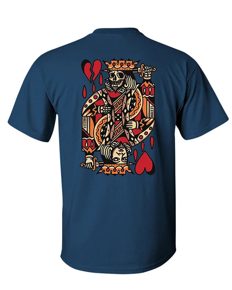 Big & Tall Graphic Streetwear Skull T-Shirt for big men view 6