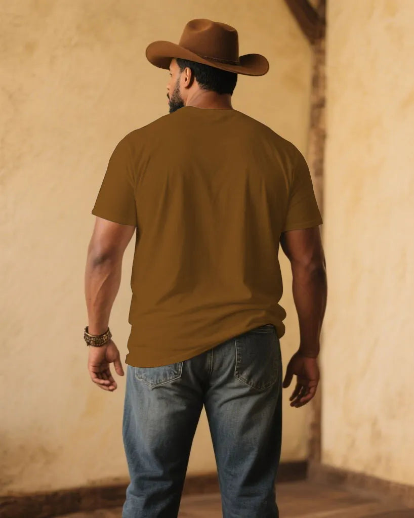 Big & Tall Solid Color T-Shirt for big men view 8