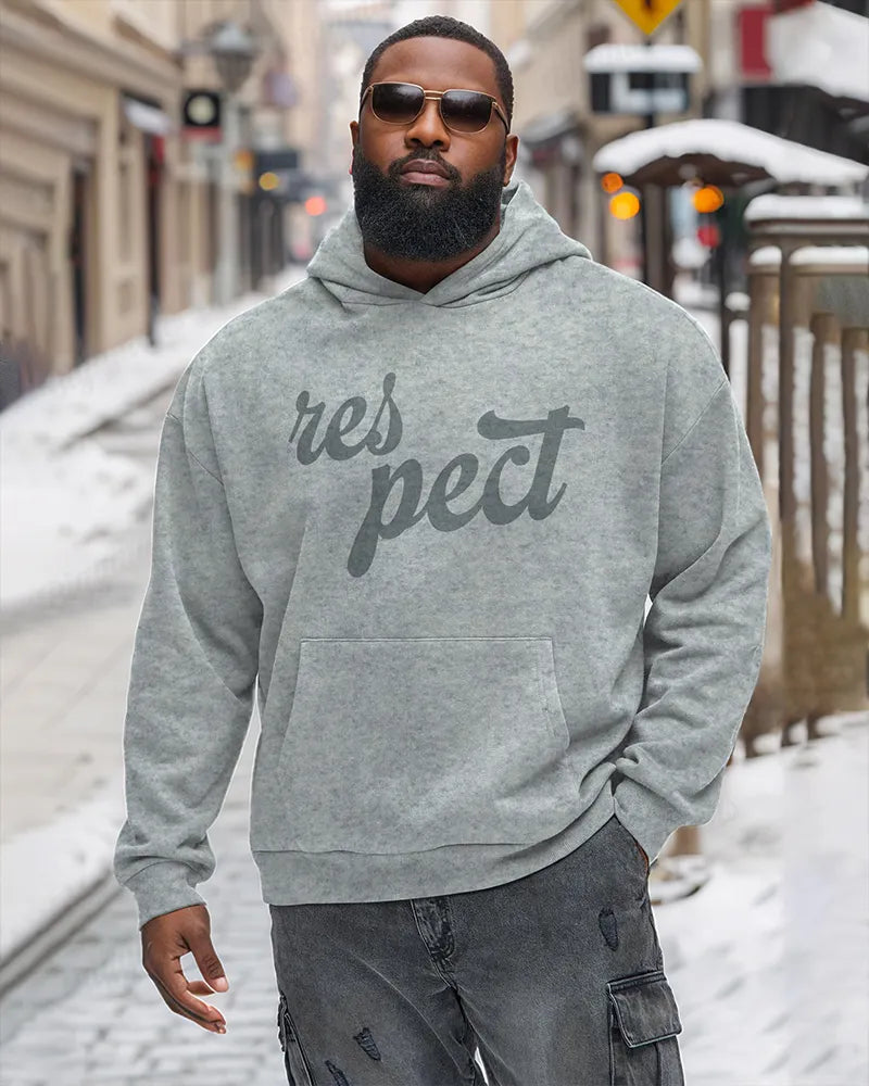 Big & Tall Graphic Hoodie for big men view 12