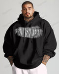 Big & Tall Graphic Hoodie Sweatpants Set for big men view 1