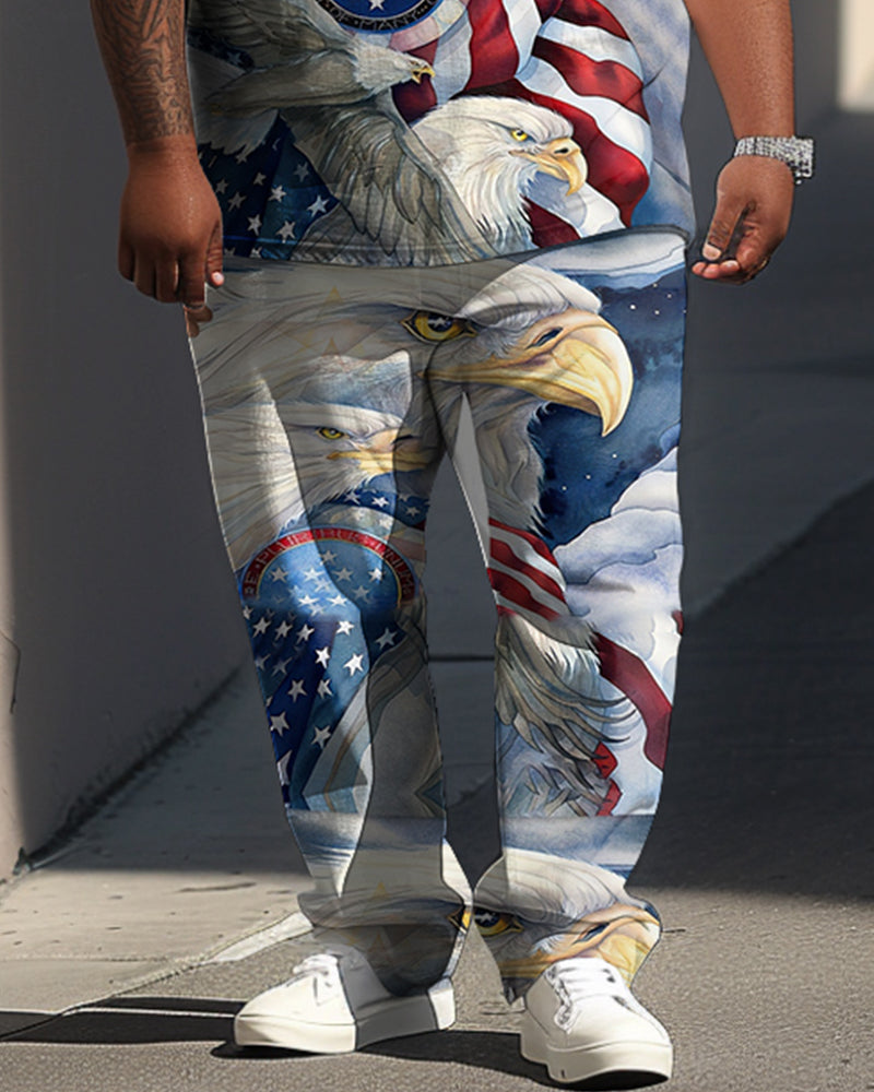 Big & Tall Graphic Two-piece Set for big men view 3