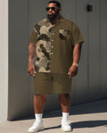 Big & Tall Colorblock Camouflage Jeans for big men view 1