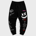 Big & Tall Graphic Smiley Streetwear Pants for big men