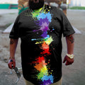 Big & Tall Graphic Splash Ink T-Shirt for big men
