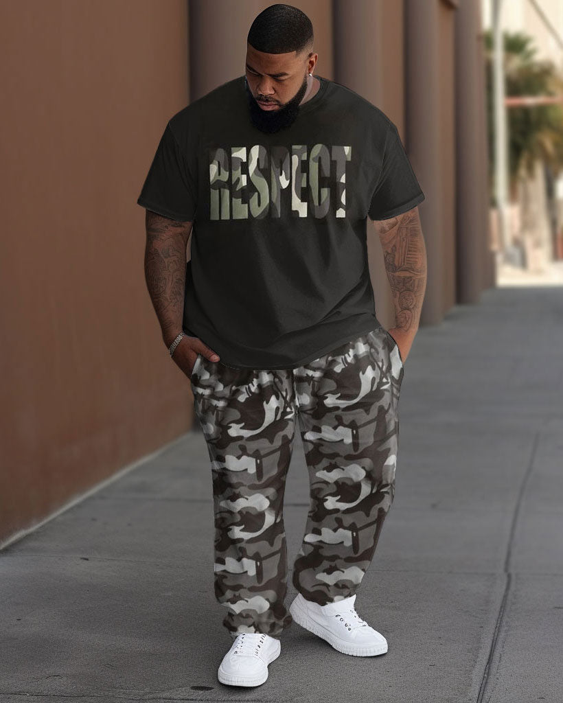 Big & Tall Graphic Two-piece Set for big men view 1