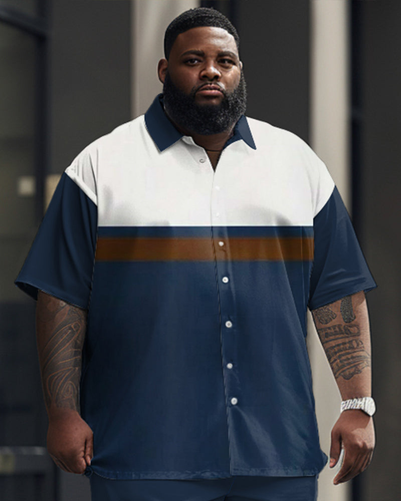 Big & Tall Colorblock Business Casual Jeans for big men view 2