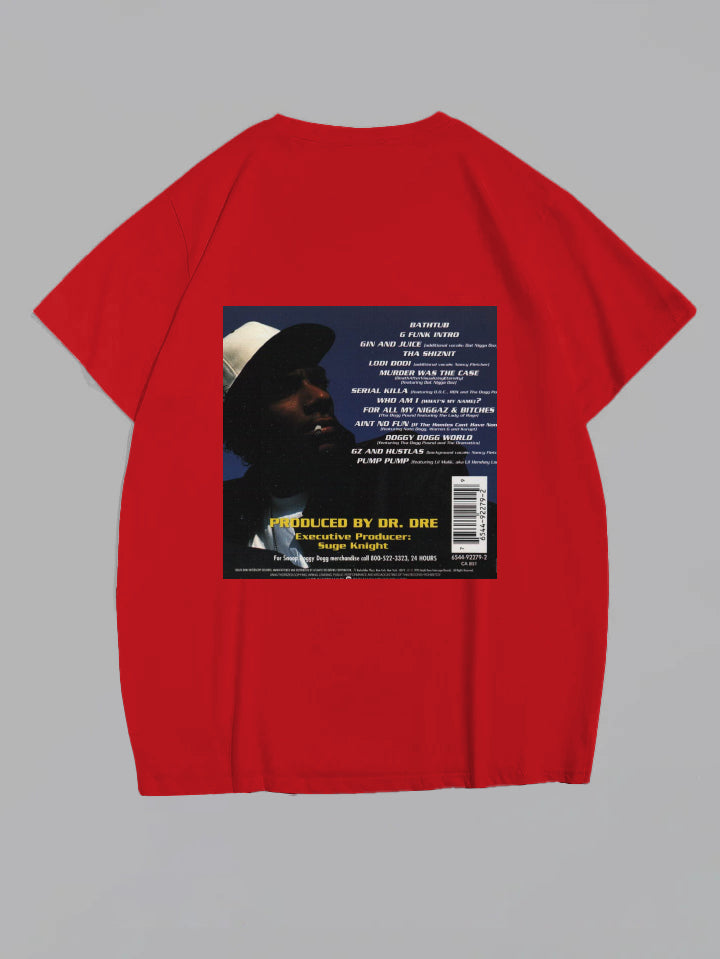 Big & Tall Red Graphic T-Shirt for big men view 2