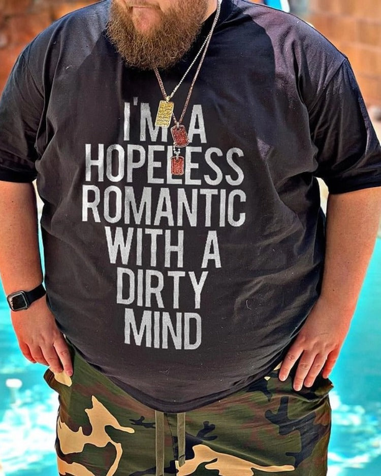 Big & Tall Graphic Streetwear T-Shirt for big men view 1
