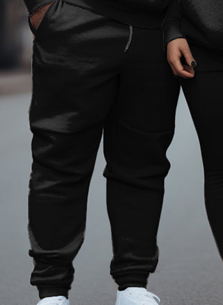 Big & Tall Graffiti Hoodie Sweatpants Set for big men view 6