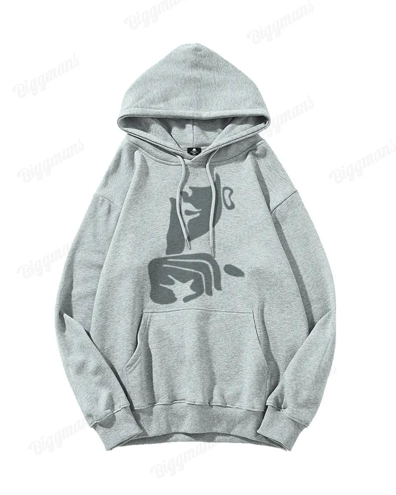 Big & Tall Geometric Hoodie for big men view 12