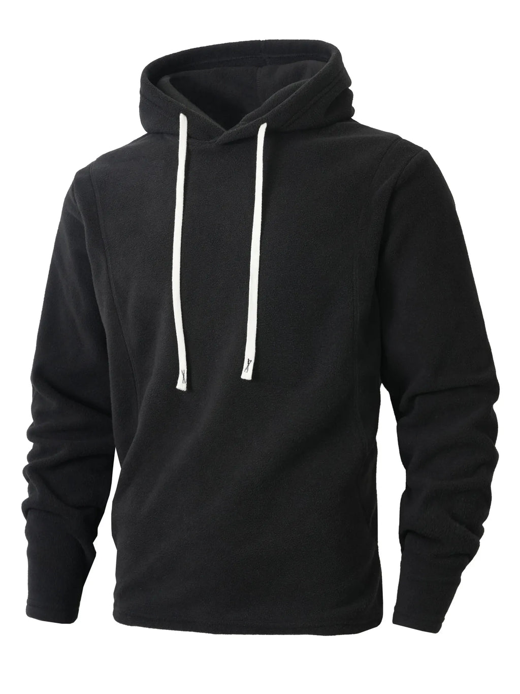 Big & Tall Solid Color Athletic Hoodie for big men view 14