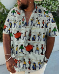 Big & Tall Vintage Short Sleeve Shirt for big men view 1