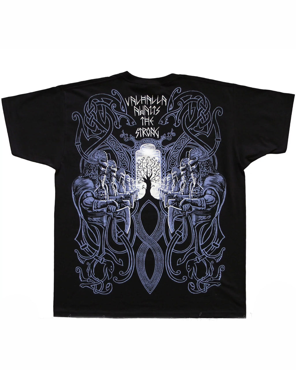 Big & Tall Black Streetwear T-Shirt for big men view 2