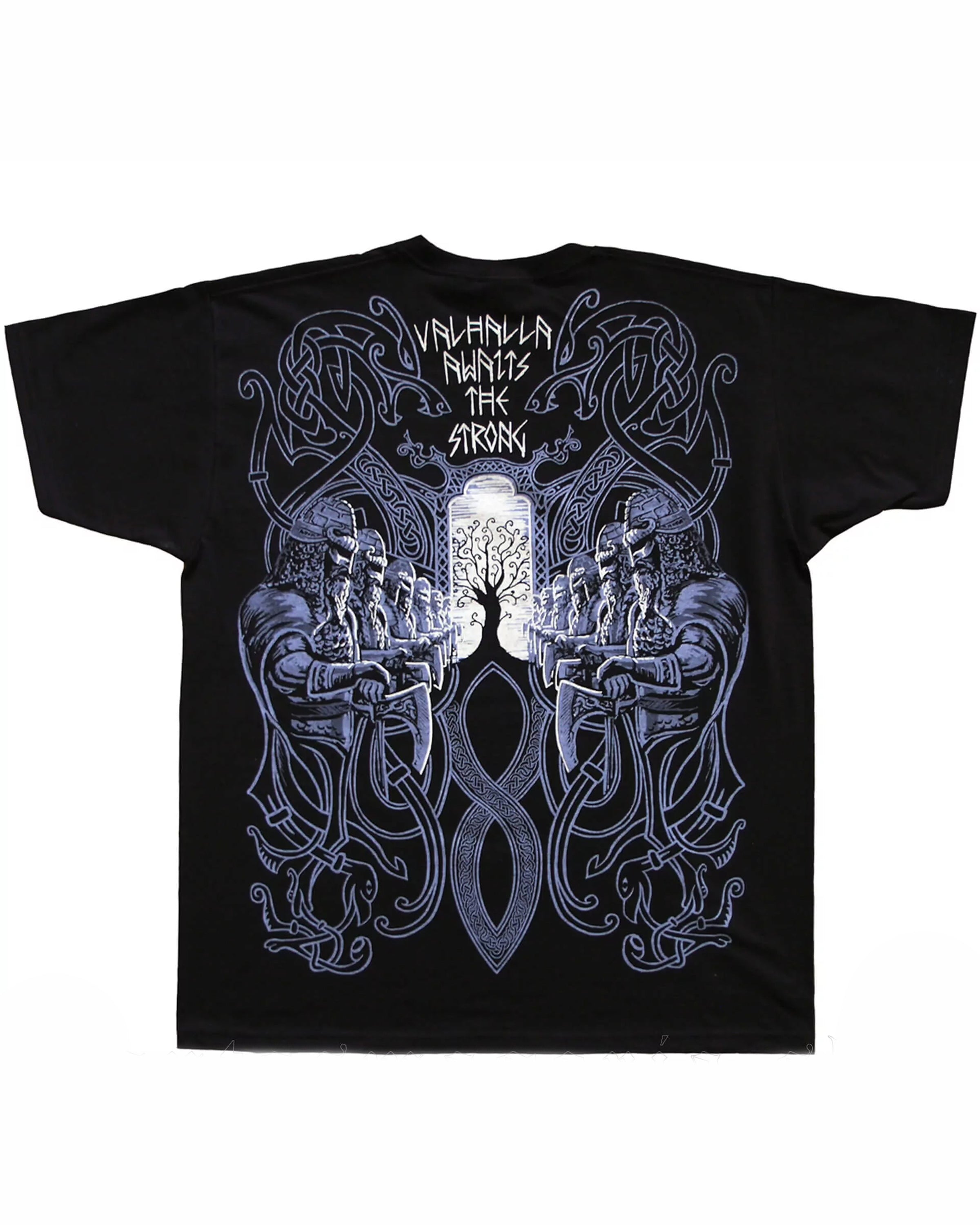 Big & Tall Black Streetwear T-Shirt for big men view 2