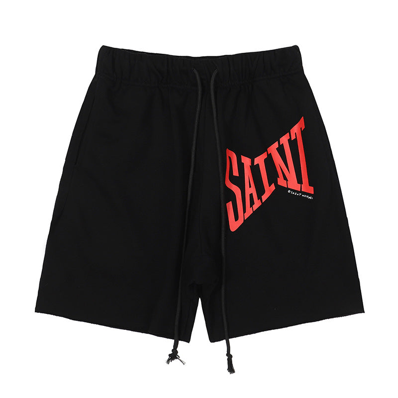 Big & Tall Athletic Streetwear T-Shirt Shorts Set for big men view 1