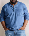 Big & Tall Denim Washed T-Shirt for big men