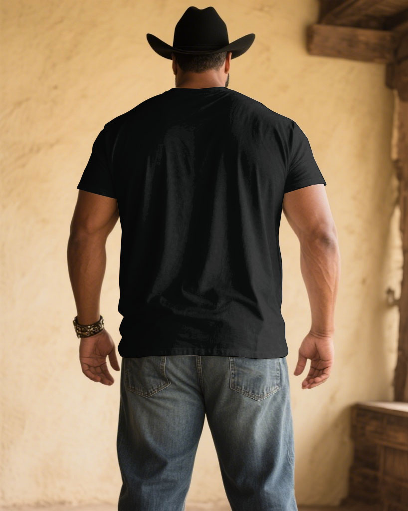 Big & Tall Solid Color T-Shirt for big men view 4