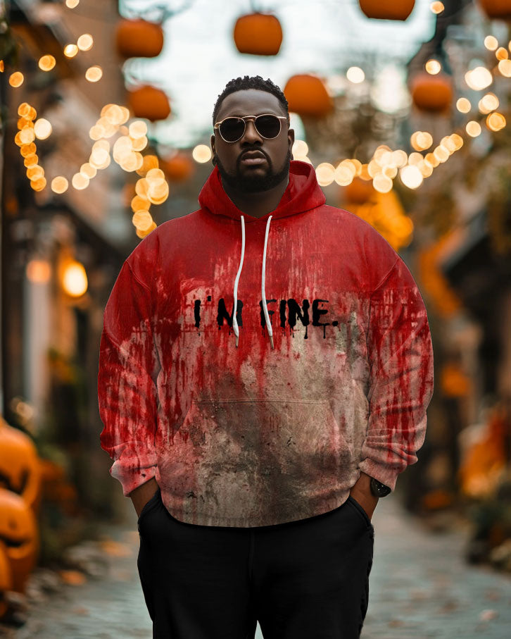Big & Tall Graphic Hoodie for big men