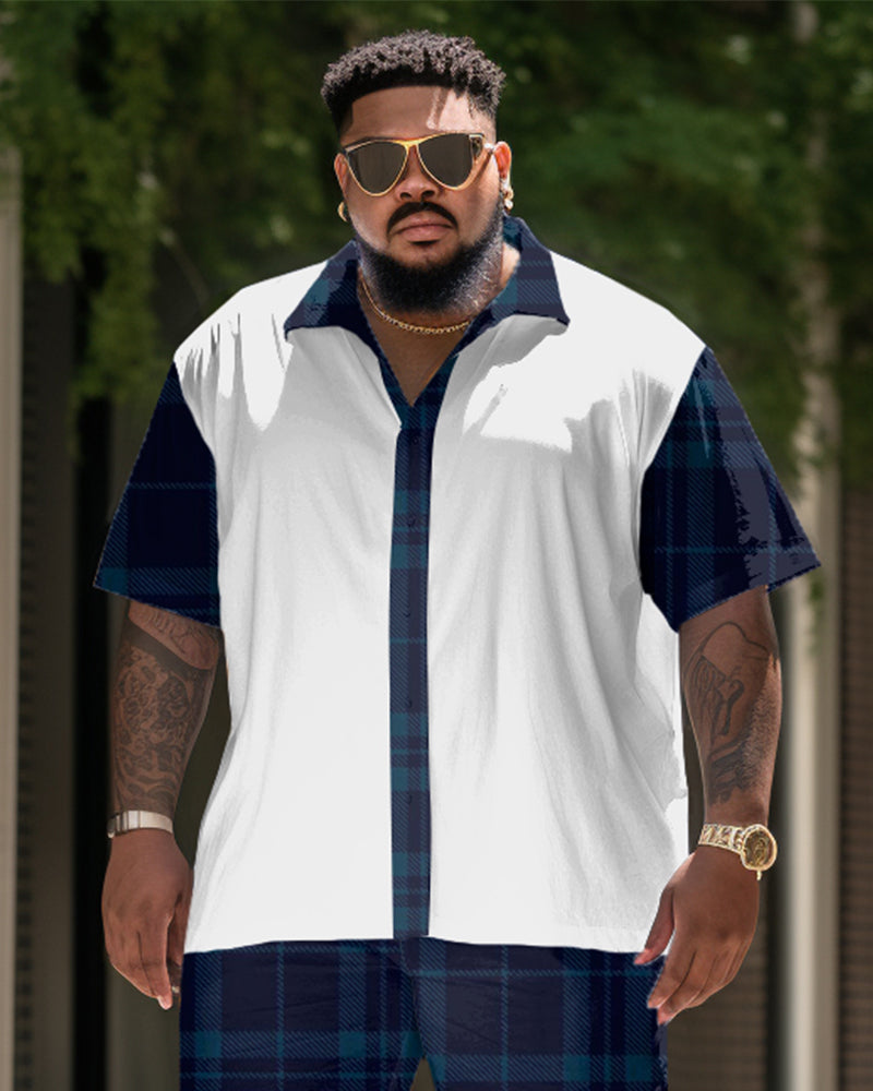 Big & Tall Plaid Jeans for big men view 2