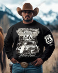 Big & Tall Western Streetwear Hoodie for big men