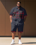 Big & Tall Plaid Jeans for big men view 1
