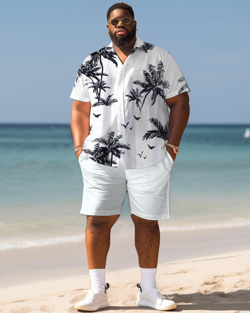 Big & Tall Hawaiian Graphic Jeans for big men view 1