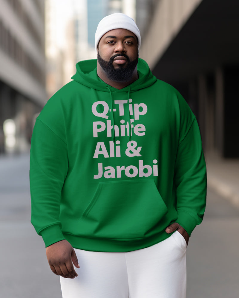 Big & Tall Graphic Hoodie for big men view 1