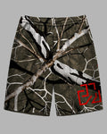 Big & Tall Geometric Streetwear Shorts for big men
