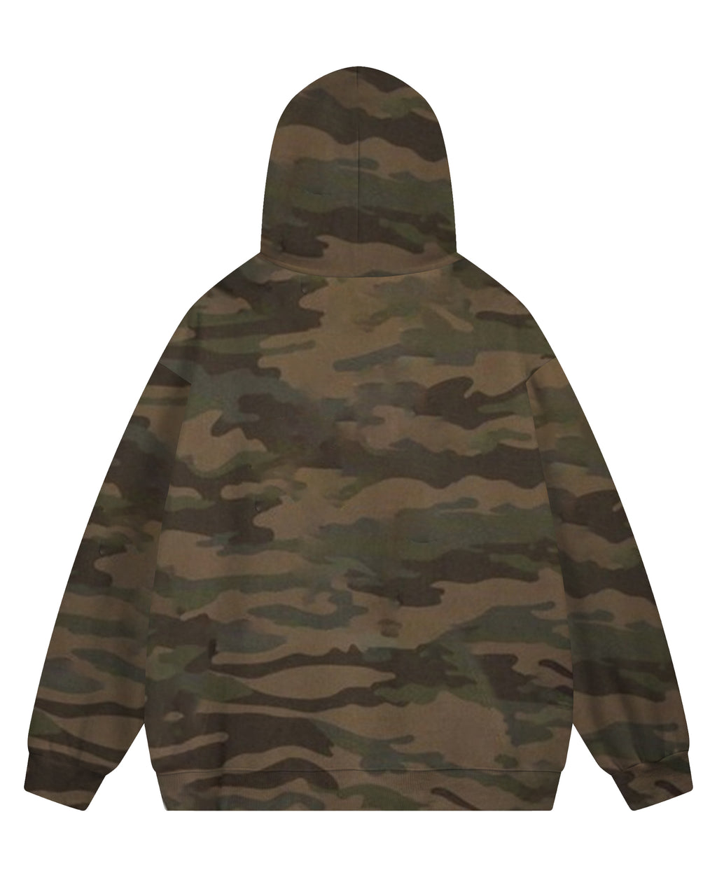 Big & Tall Graphic Graffiti Camouflage Hoodie for big men view 8