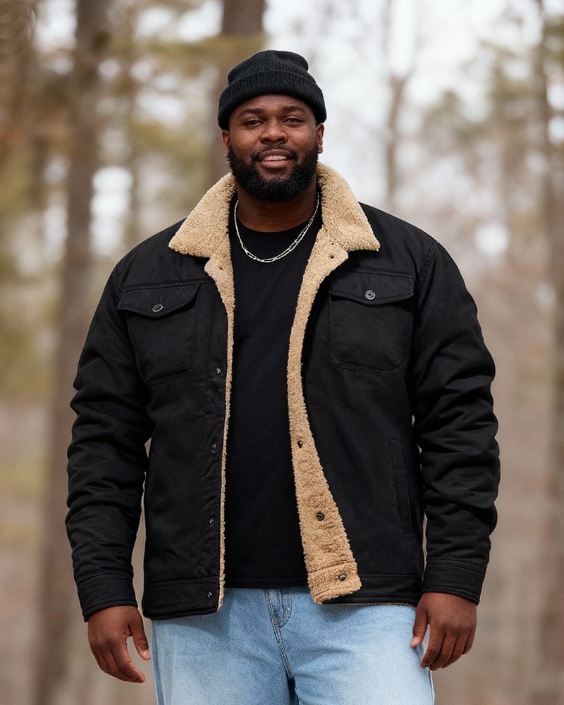 Big & Tall Solid Color Streetwear Men's Clothing for big men view 10
