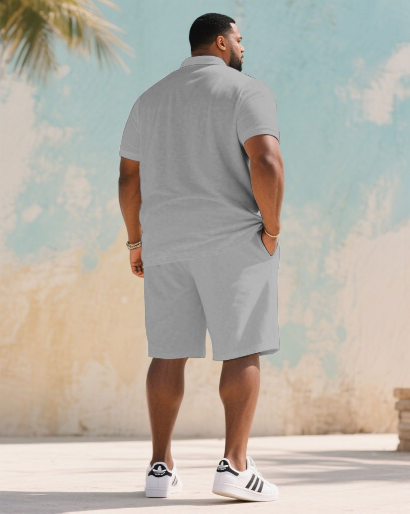 Big & Tall Gray Business Casual Jeans for big men view 4