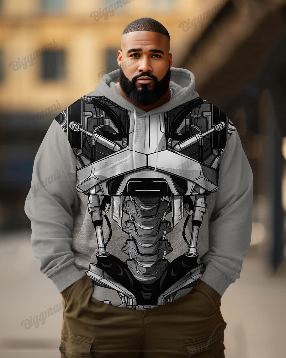 Big & Tall Graphic Hoodie for big men